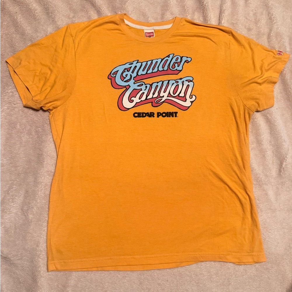 GUC HOMAGE Cedar Point Thunder Canyon Graphic Tee - Men’s XXL